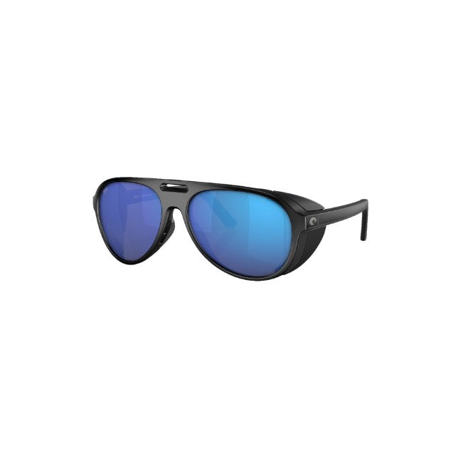 COSTA LUNETTE DE SOLEIL AVEC VERRE POLARISÉ 580 - GRAND CATALINA - MATTE BLACK, BLUE MIRROR image