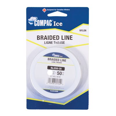 COMPAC LIGNE TRESSÉ POUR PÊCHE SUR GLACE 30 LB image 0