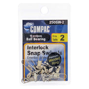 COMPAC ÉMERILLON SOUDÉ AVEC MOUSQUETON VERROUILLABLE image 0