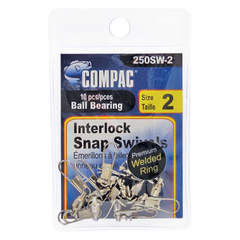 COMPAC ÉMERILLON SOUDÉ AVEC MOUSQUETON VERROUILLABLE image 0