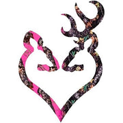 BROWNING AUTOCOLLANT BUCK HEART 6" CAMO image 0