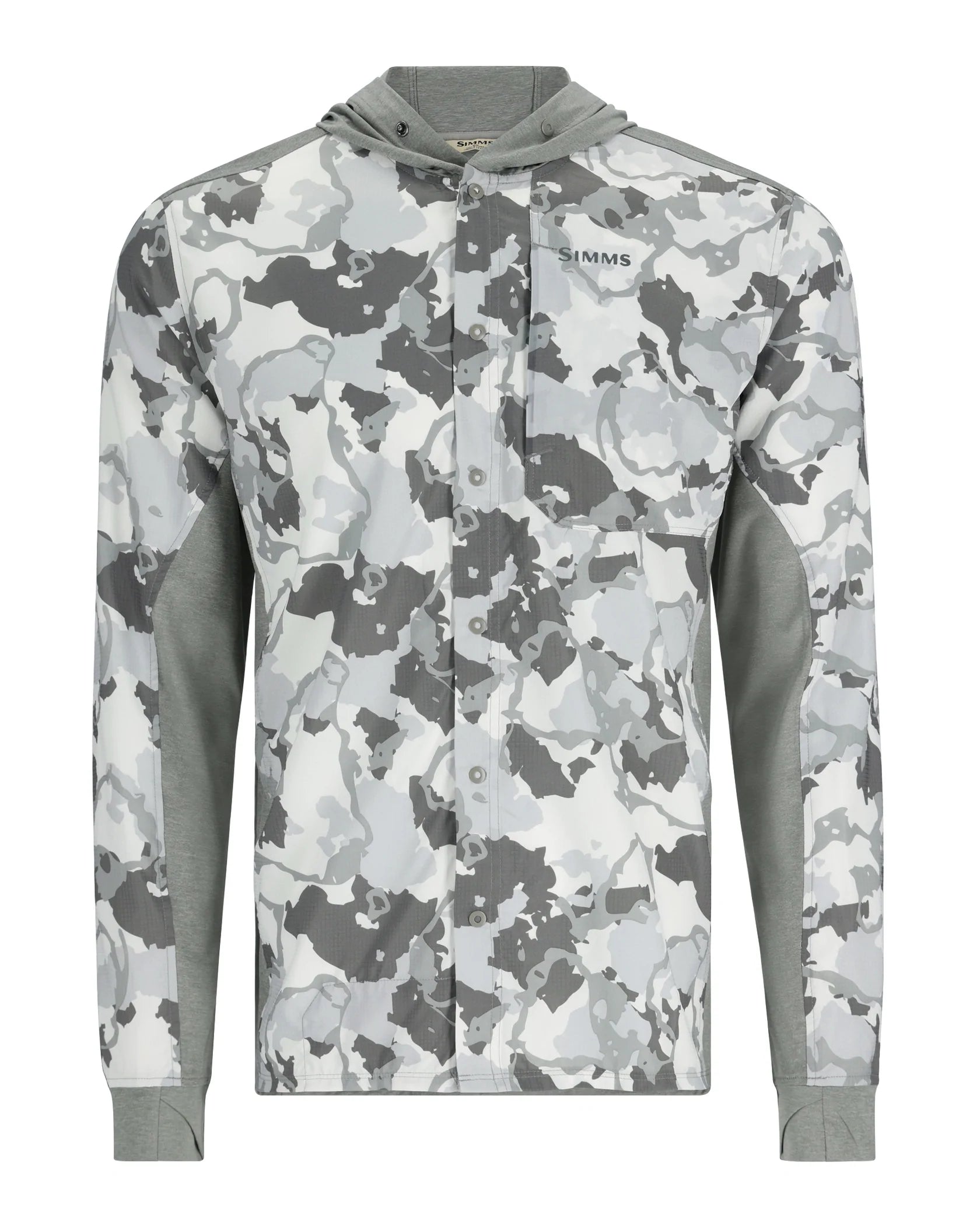 SIMMS CHANDAIL À CAPUCHON INTRUDER, REGIMENT CAMO CINDER/CIN image 0