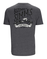SIMMS T-SHIRT AVEC LOGO BOZEMAN, TITANIUM HEATHER image 0