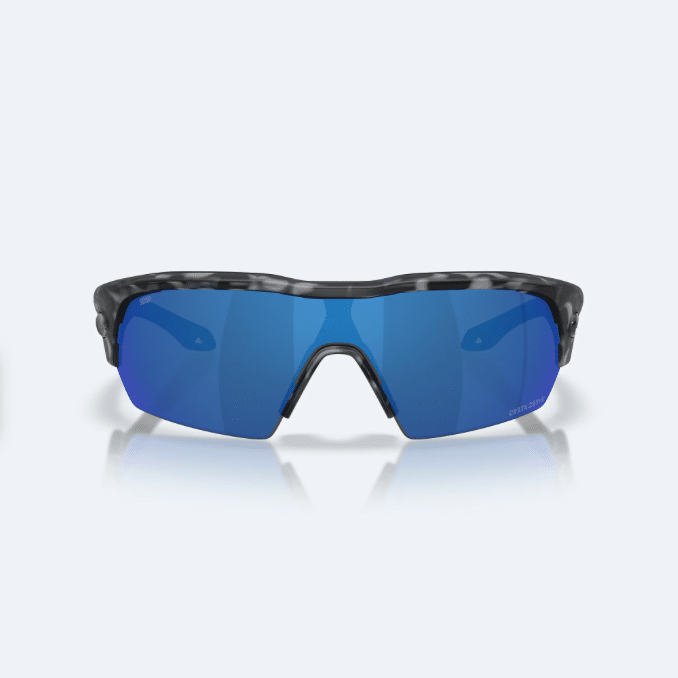 COSTA LUNETTE POLARISÉE EN VERRE PILOTHOUSE PRO - DEEP WATER CAMO, BLUE MIRROR image
