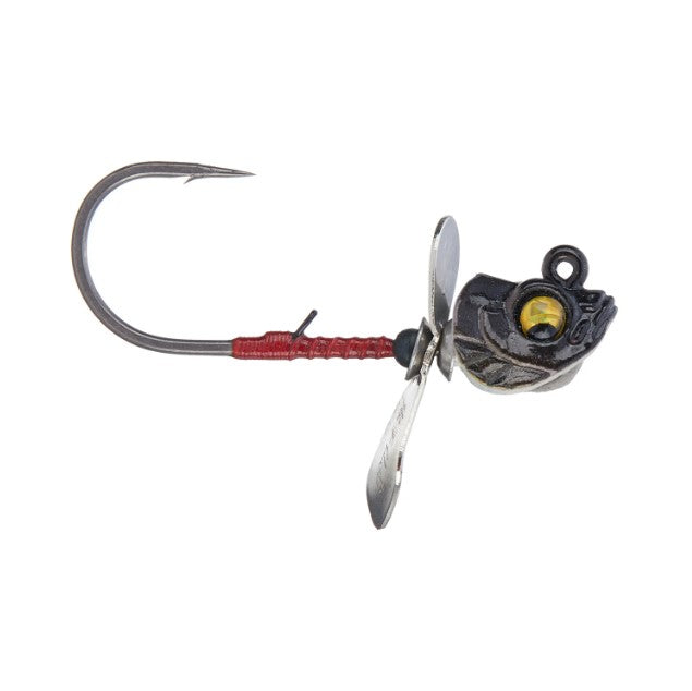 MEGABASS OKASHIRA JIG HEAD SCREWHEAD AVEC HAMEÇON #3/0 - SHADOW SPAWN image