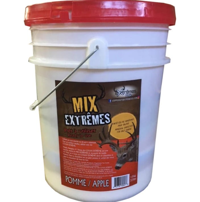 EXTRÊME C.G SALINE MIX EXTRÊME POMME, 18kg + COULIS DE 4L GRATUIT INCLUS image 0
