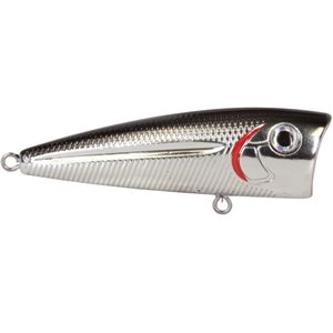LIVINGSTON LEURRE WALK N POP 67 - BLACK BACK CHROME SHAD image