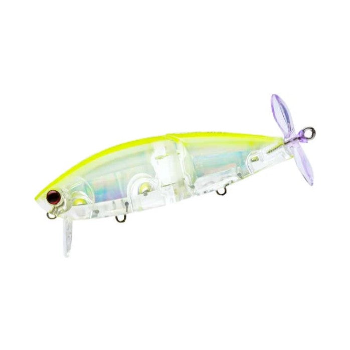 YO ZURI 3DB WAKE PROP - 85 MM - PRISM CHARTREUSE SILVER image