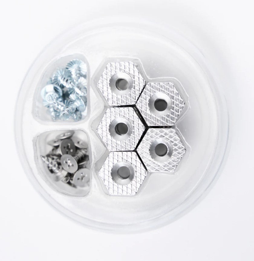 GRUNDENS HEXAGRIP CLEAT & CARBINE STUD PUCK PACK - GRIS image 1