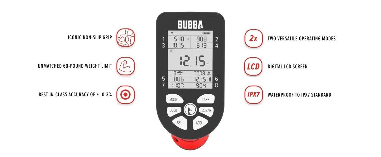 BUBBA BALANCE INTELLIGENTE À POISSON, BALANCE DE TOURNOI image 1