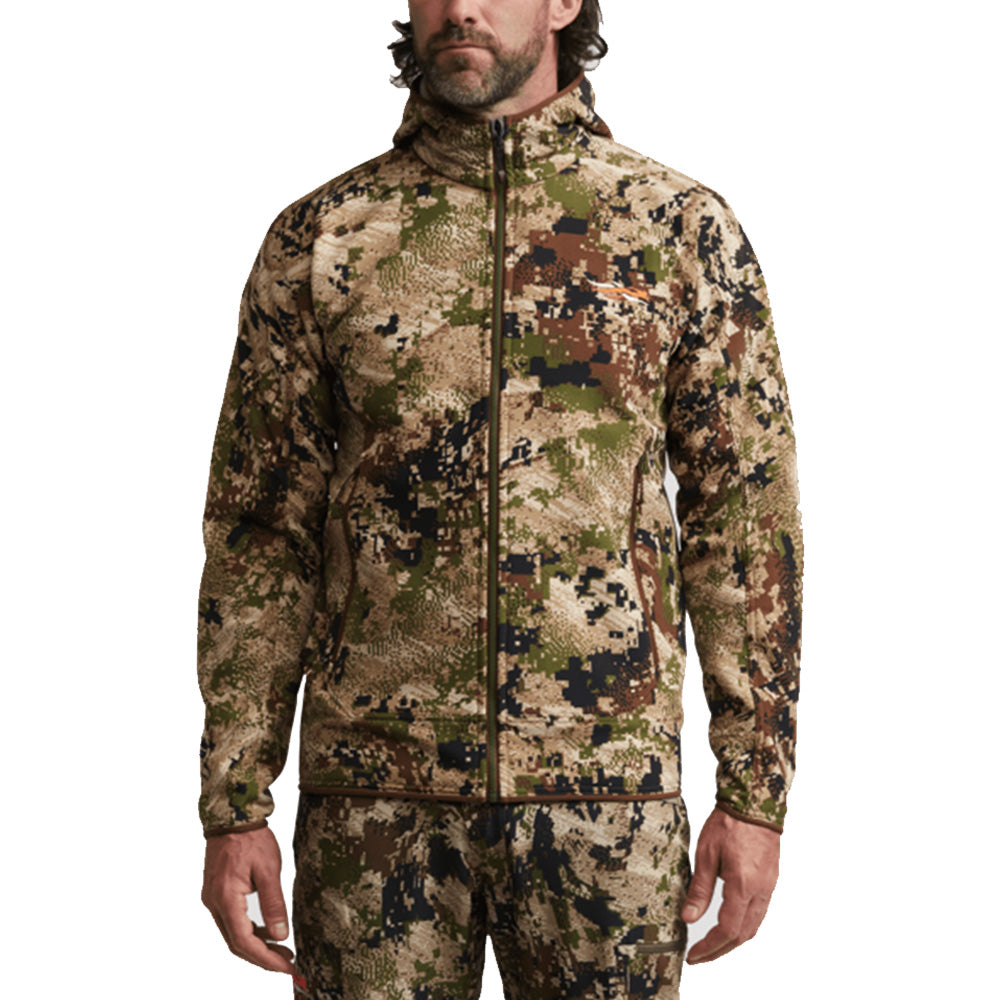 SITKA MANTEAU ALPHA FLEECE HOODED -  OPTIFADE MARSH image 2