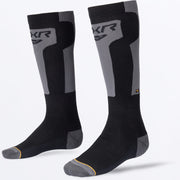 FXR VAPOR MERINO SOCK ASPHALT BLACK