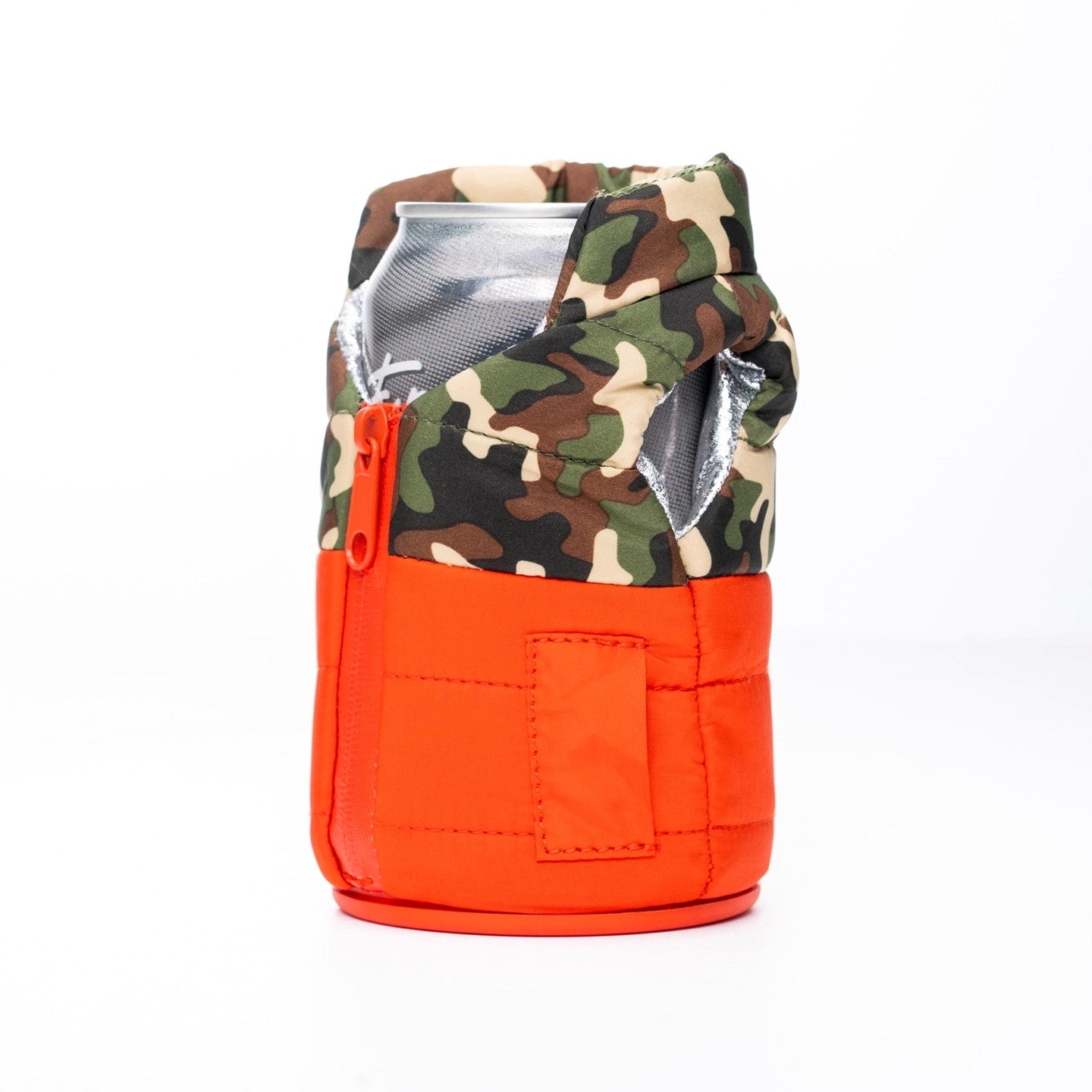 PUFFIN DRINKWEAR COUVRE BOISSON THE PUFFY VEST, PUFFIN RED/CAMO image 7