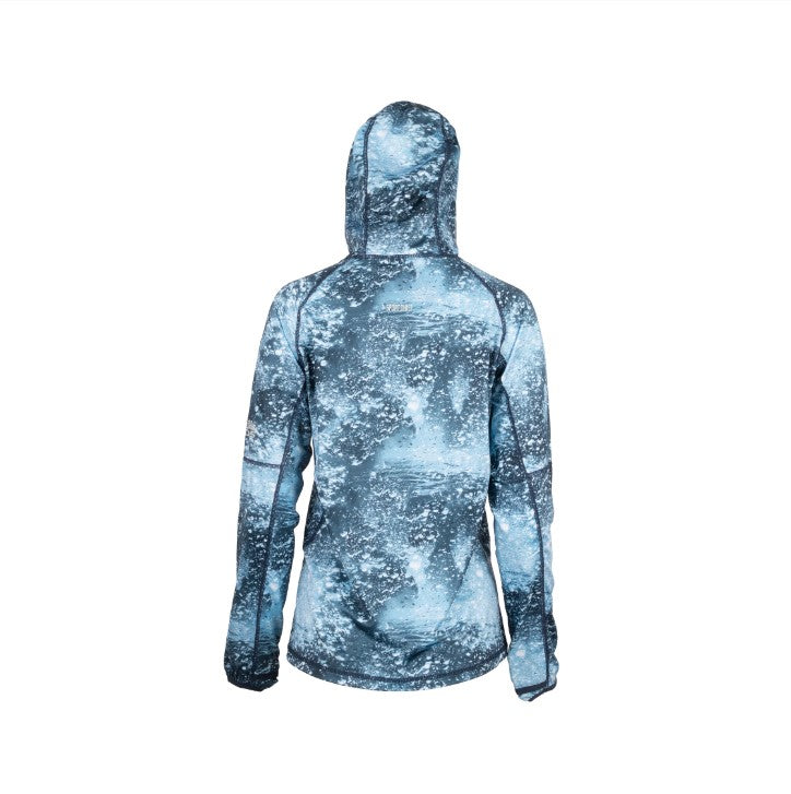 SPORTCHIEF CHANDAIL À CAPUCHE "OMBLE" COLLECTION FILLES DE BOIS - BLEU CAMO image 1