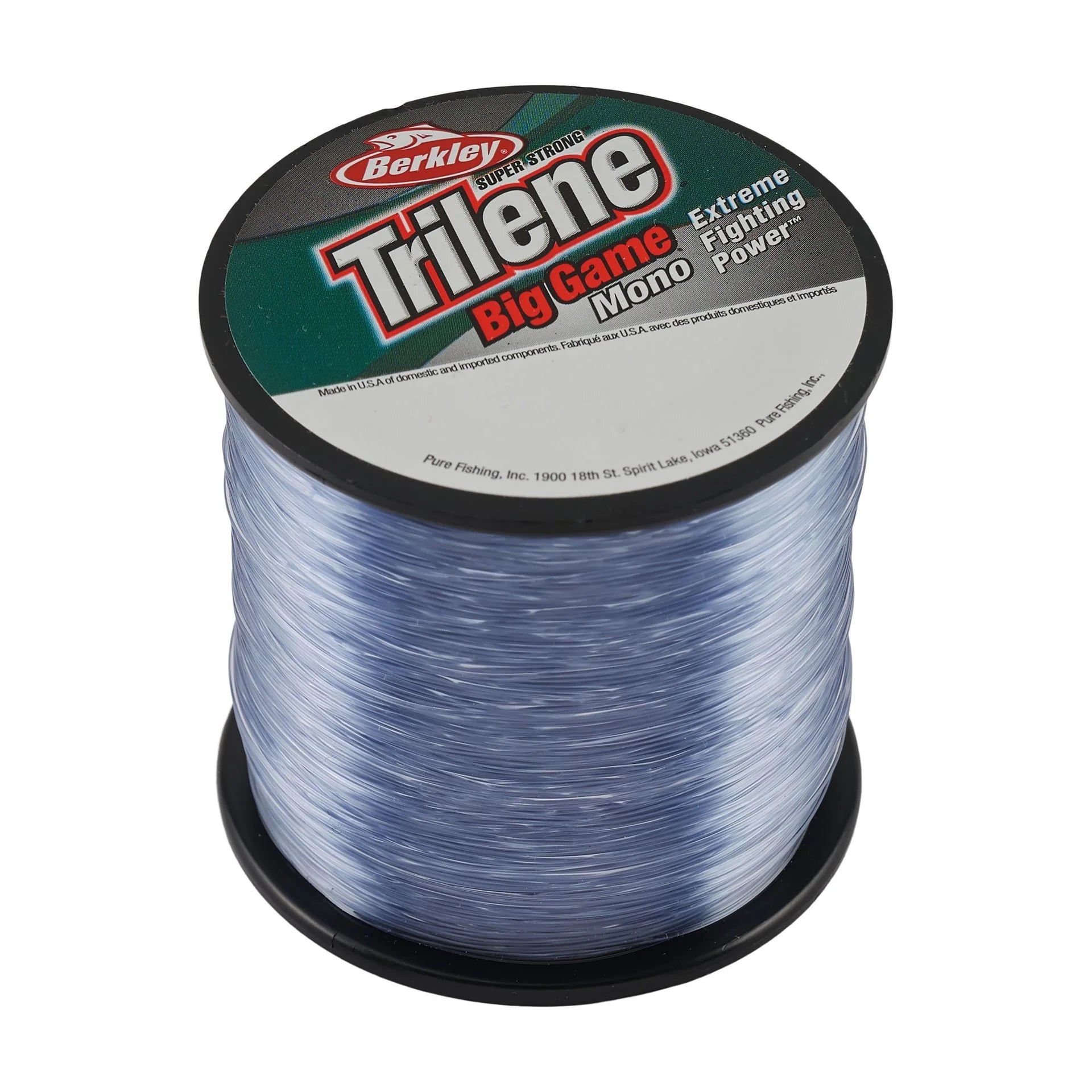 BERKLEY MONOFILAMENT TRILENE BIG GAME - 15 LBS, STEEL BLUE image