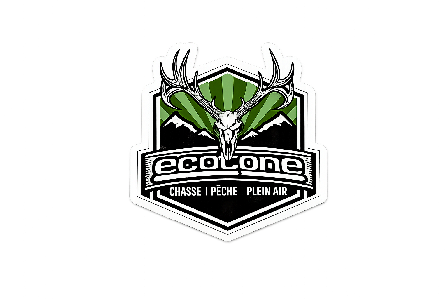 ECOTONE AUTOCOLLANT PANACHE CHEVREUIL 8''