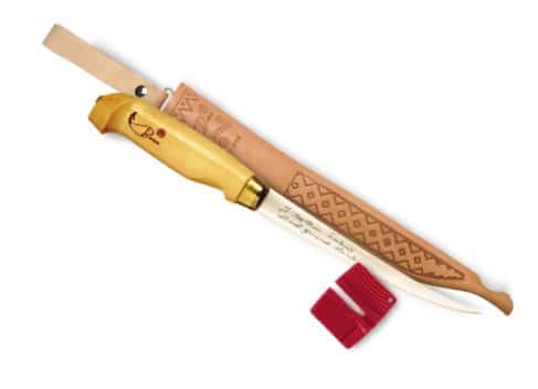 RAPALA COUTEAU À FILET DE 6 PO MANCHE EN BOULEAU AVEC L'AIGUISEUR image 0