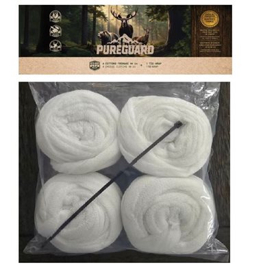 PUREGUARD GAME MEAT CHEESECLOTH – 4 PIECES WITH 1 CABLE TIE