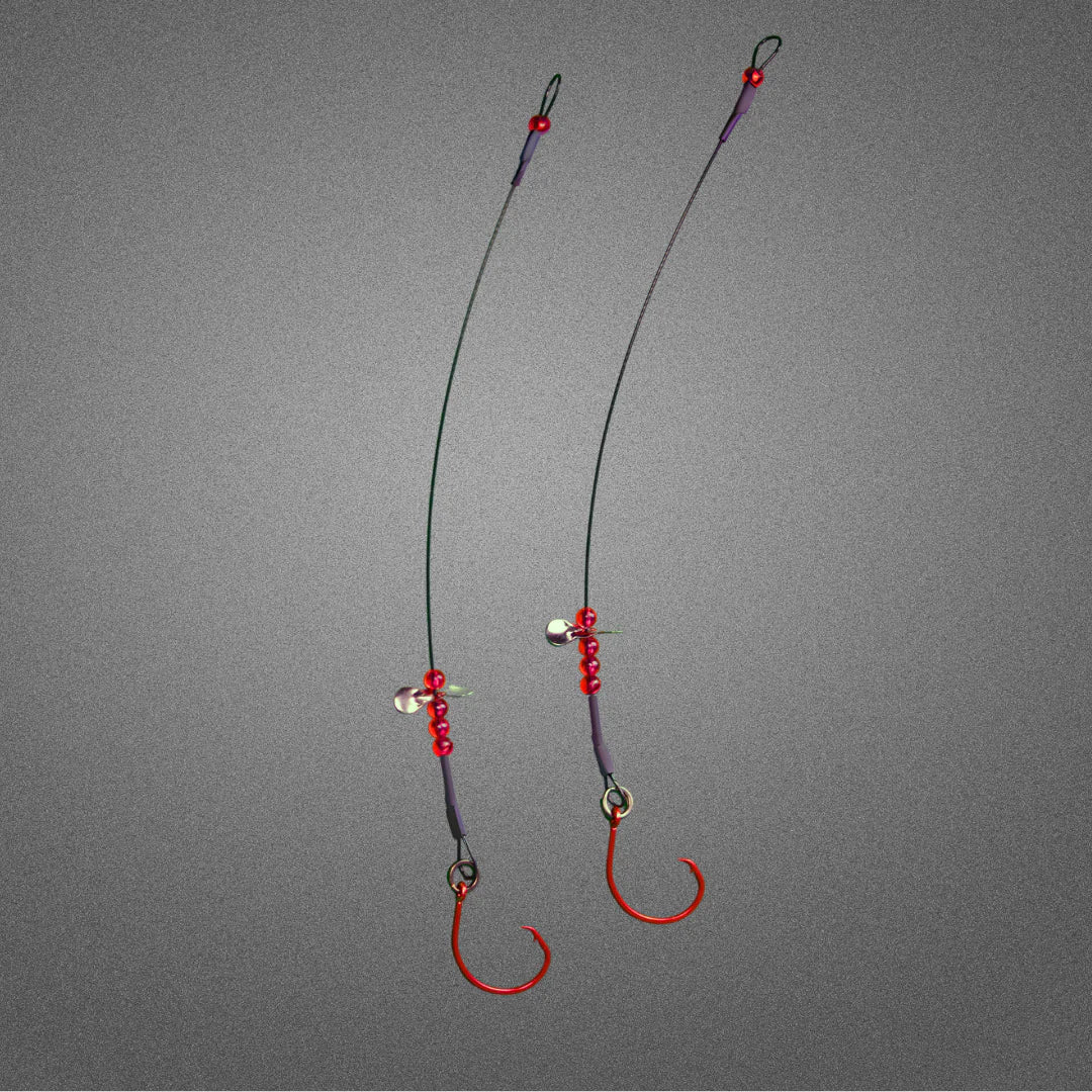 TSURU MONTAGE DE PÊCHE BLANCHE TAMOTSU PAQUET DE 2 image 1