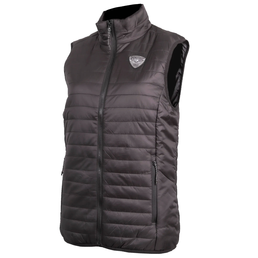 SPORTCHIEF VESTE SANS-MANCHE CHAUFFANTE POUR FEMME, NOIR image 1