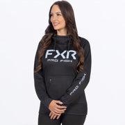 FXR FEMME HOODIE PRO FISH TECH NOIR BLEU MAUI image 0