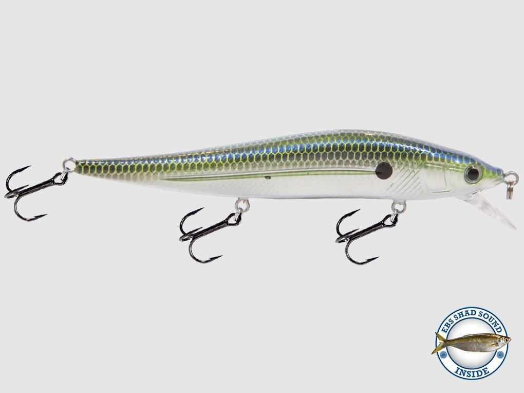 LIVINGSTON LEURRE JERK MASTER 121C - CHROME XXX SHAD image