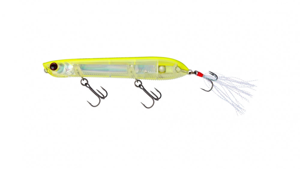 YO-ZURI 3DB PENCIL POPPER 110mm - PRISM CHARTREUSE SILVER image