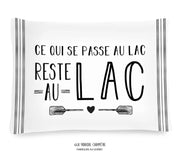 COUSSIN '' CE QUI SE PASSE AU LAC RESTE AU LAC '' image 0