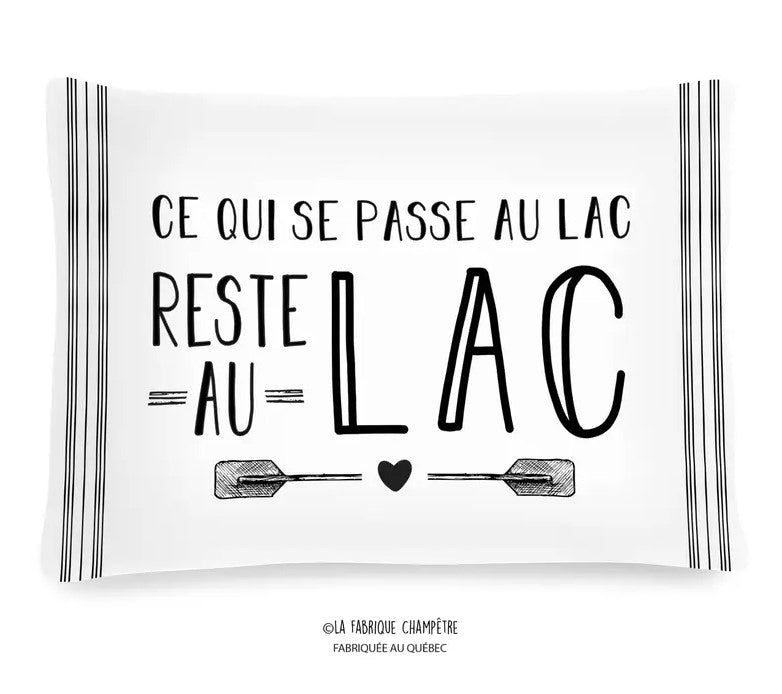 COUSSIN '' CE QUI SE PASSE AU LAC RESTE AU LAC '' image 0
