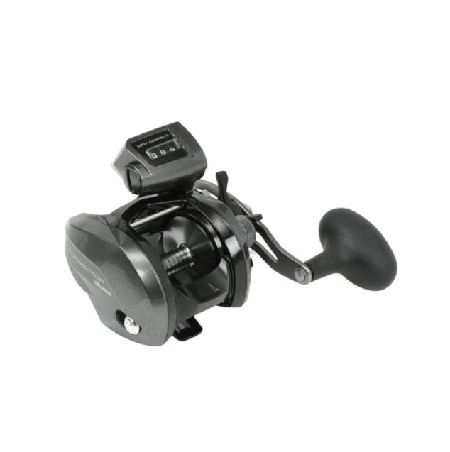 OKUMA MOULINET LANCER LOURD CONVECTOR COMPTEUR DE LIGNE DROITIER image 1