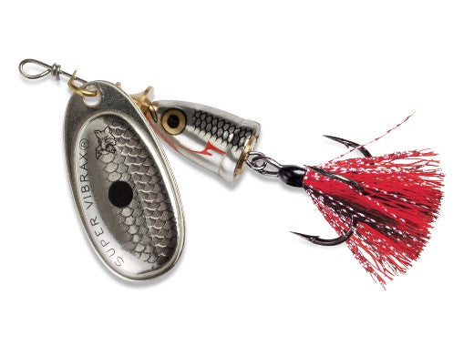 CLASSIC VIBRAX 02 FOXTAIL 3/16 OZ - SILVER SHINER image