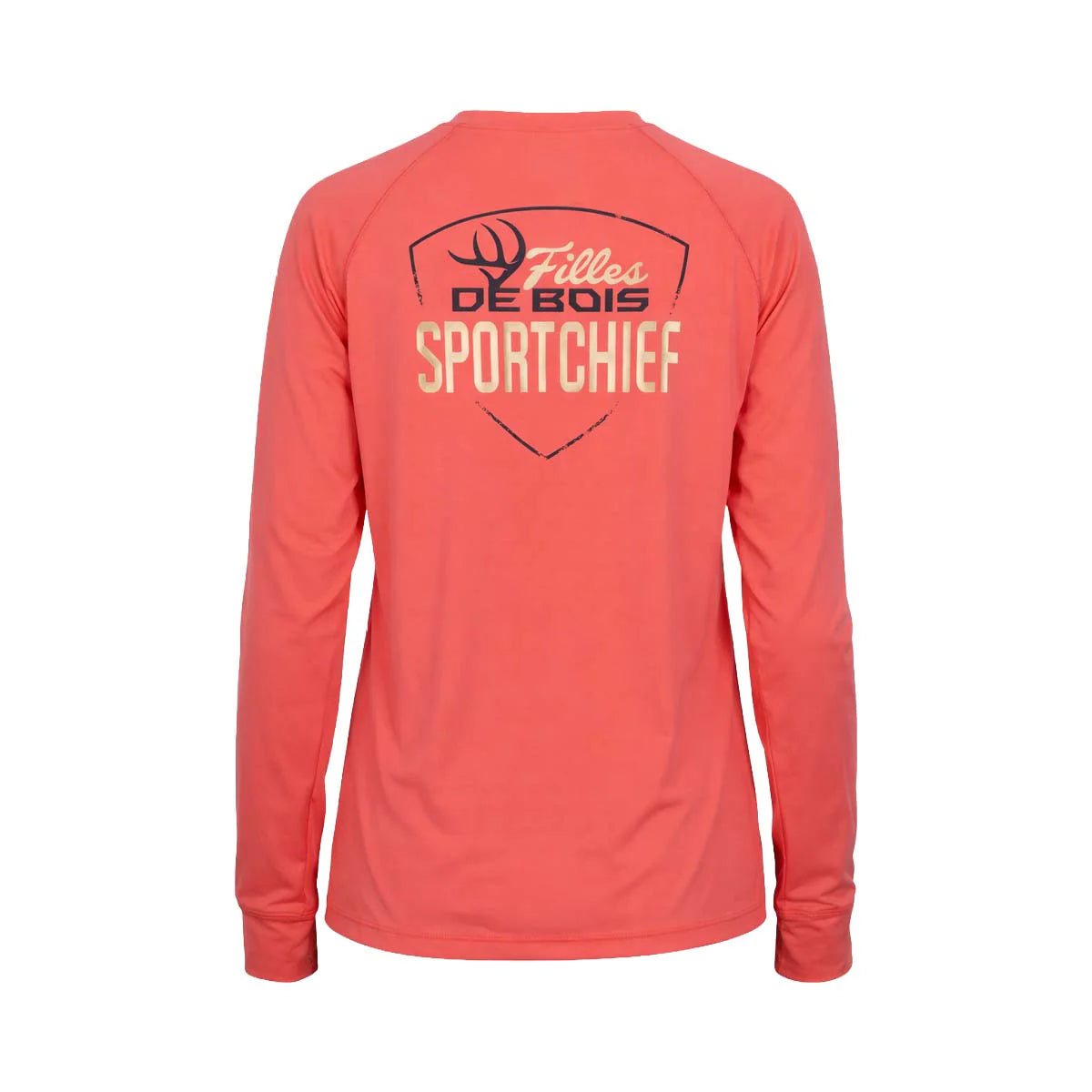 SPORTCHIEF CHANDAIL MANCHE LONGUE TETRA FILLES DE BOIS ROSE image 1