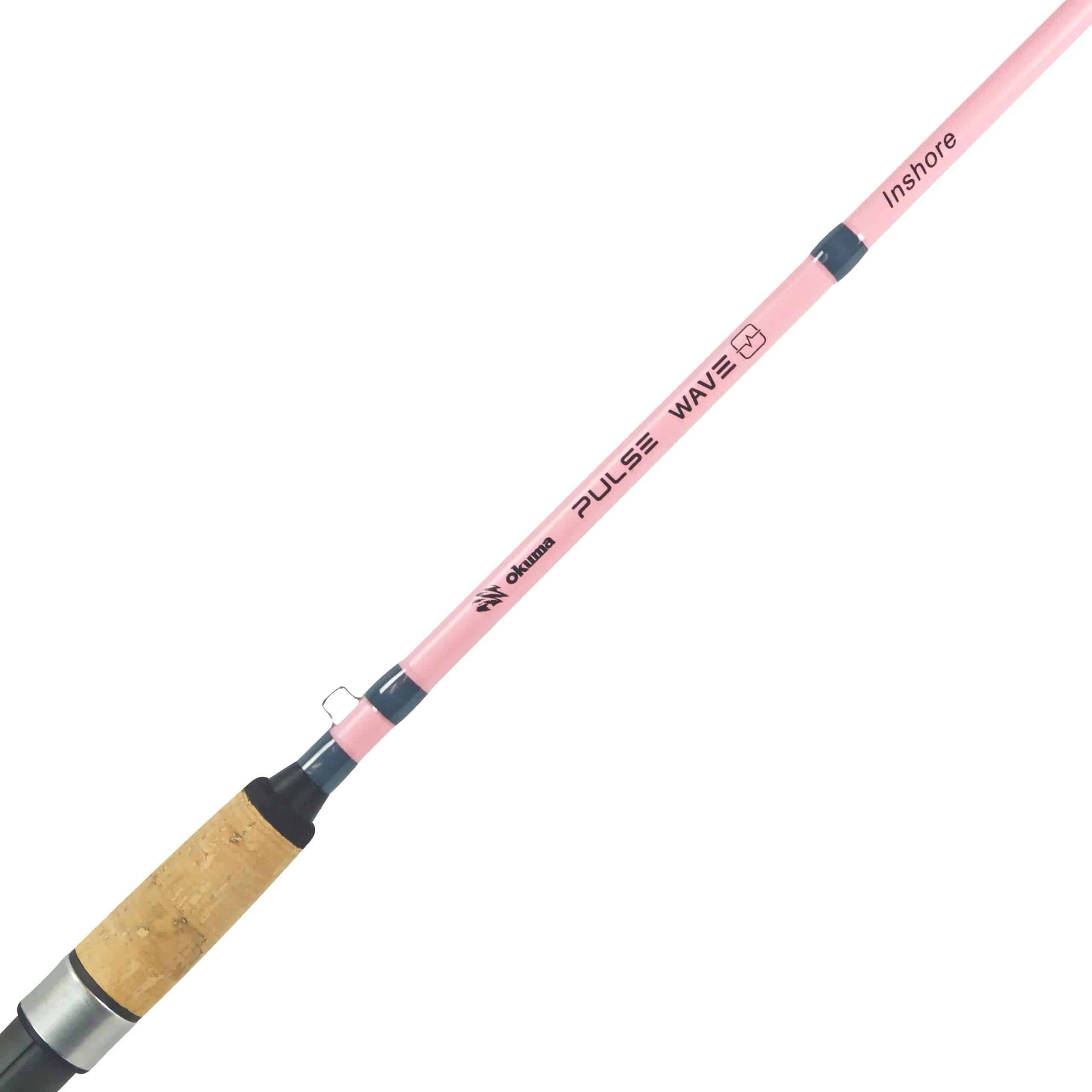 OKUMA CANNE LANCER LÉGER PULSE WAVE PINK 2 PIÈCES image 0