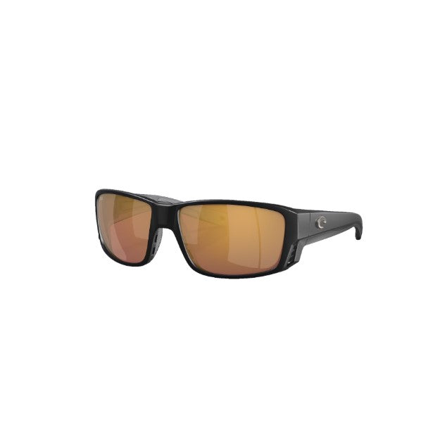 COSTA LUNETTE DE SOLEIL AVEC VERRE POLARISÉE 580 - TUNA ALLEY PRO - MATTE BLACK, GOLD MIRROR image
