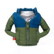 PUFFINDRINKWEAR COUVRE BOISSON THE PUFFY, OLIVE GREEN/VARSITY BLUE image 0