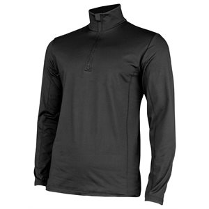 SOUS-VÊTEMENT SPORTCHIEF CHANDAIL 1/2 ZIP POUR FEMME - BLACK, MEDIUM image