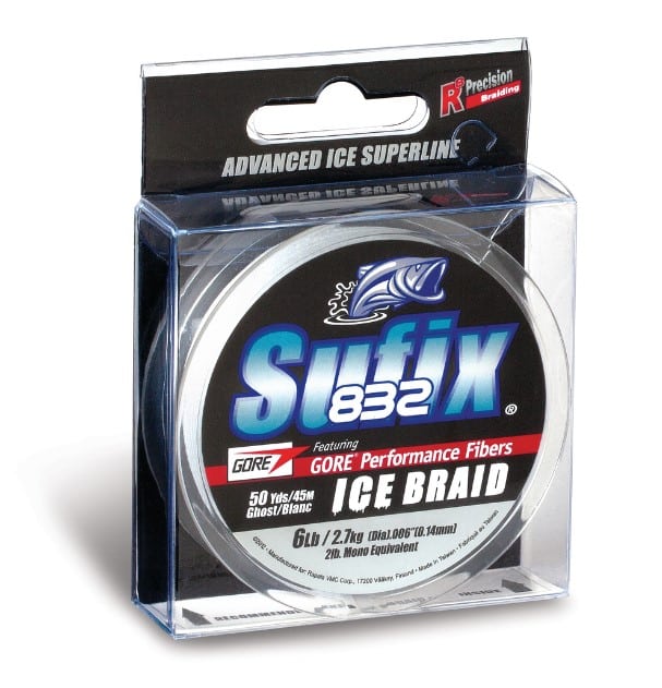 SUFIX FIL TRESSÉ 832 ICE - 50 YDS image 0