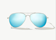 BAJIO LUNETTE POLARISÉE EN VERRE SOLDADO, SILVER GLOSS image 0