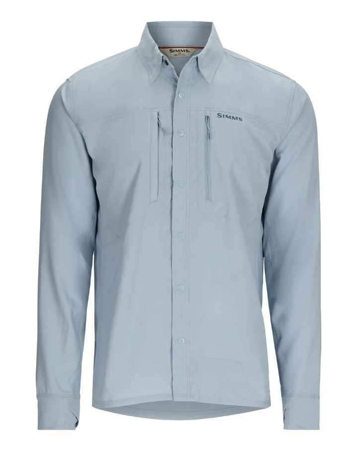 SIMMS CHEMISE INTRUDER BICOMP, STEEL BLUE image 0