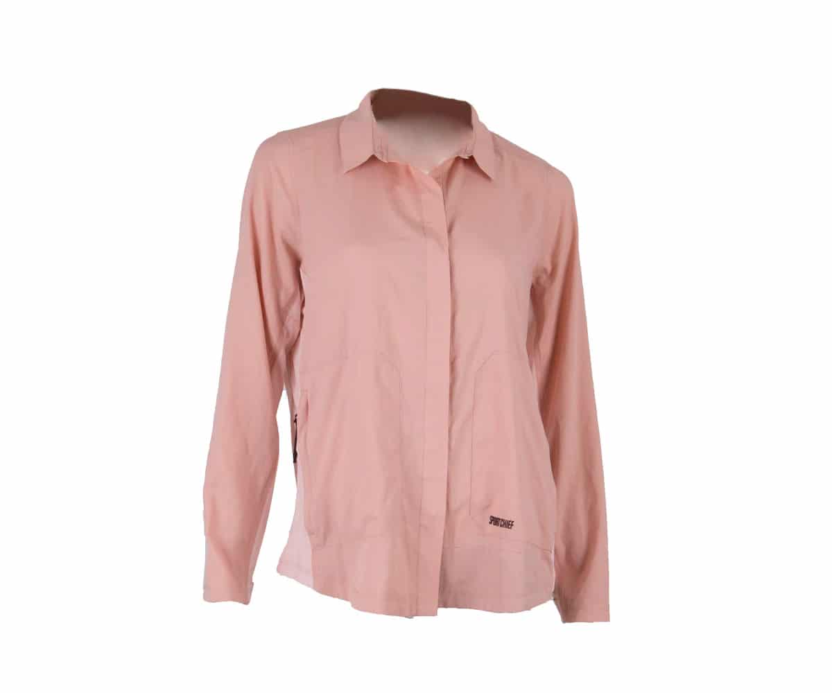 SPORTCHIEF CHEMISE LOBELIA MANCHES LONGUES, ROSE DUST image 0