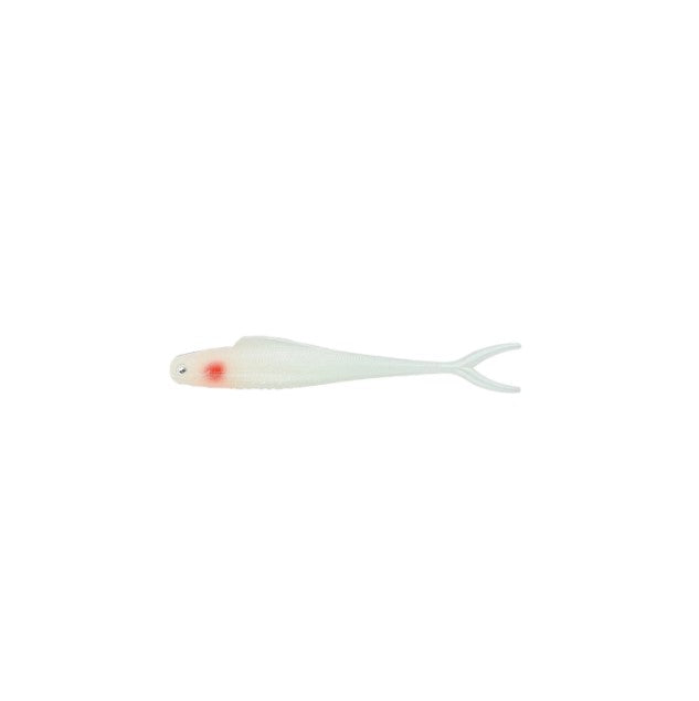 MALADE DE PÊCHE MME. WALLY V-TAIL 3.5" - WHITE PEARL image
