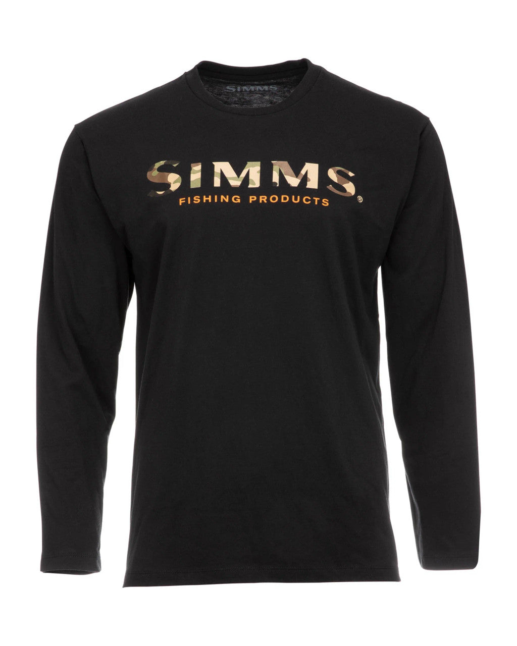 SIMMS CHANDAIL À MANCHE LONGUE AVEC LOGO, BLACK image 0