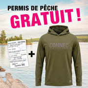 PROMO PERMIS DE PÊCHE GRATUIT CONNEC CHANDAIL À FILET OFFTRACK WINTER MOSS VERT image 0