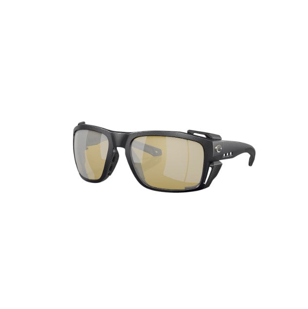 COSTA DEL MAR LUNETTE AVEC VERRE POLARISÉE 580 - KING TIDE 8 - BLACK PEARL, SUNRISE SILVER MIRROR image