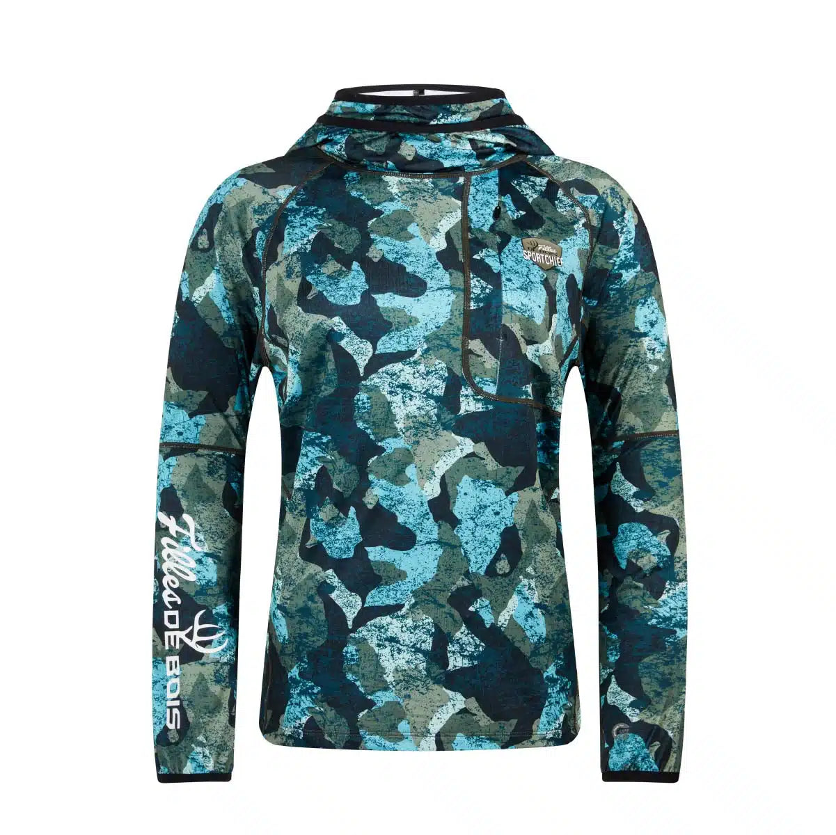 SPORTCHIEF CHANDAIL CAPUCHON OMBLE FEMME CAMO VERT image 0