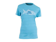 ECOTONE T-SHIRT DE PÊCHE DE FEMME, BLEU PALE image 0