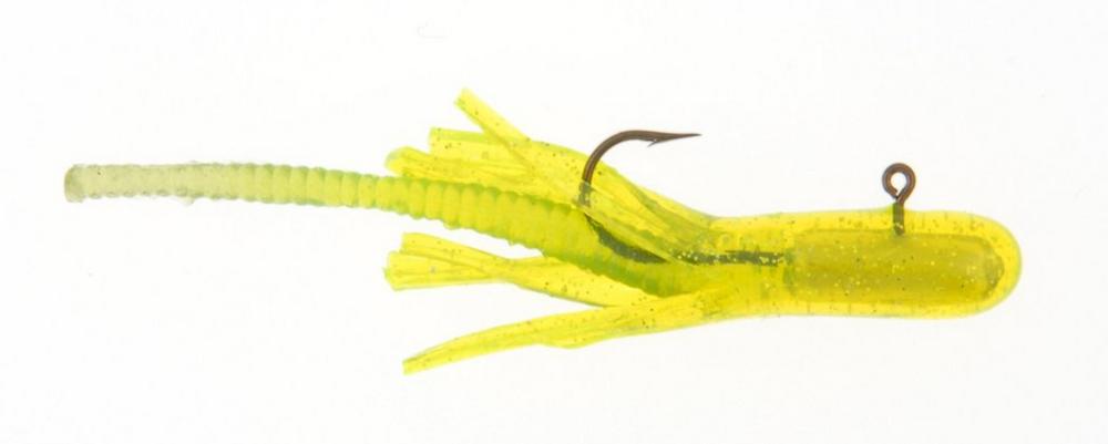 BERKLEY POWERBAIT ATOMIC TEASERS 1/16OZ - CHARTREUSE SILVER FLECK image