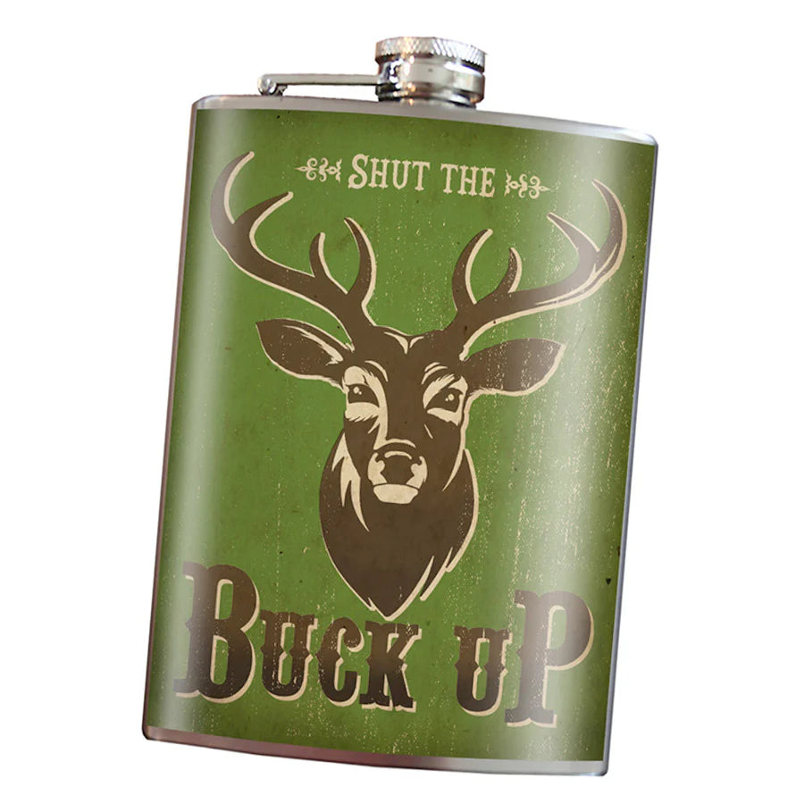 LUCKY JACK FLASQUE "SHUT THE BUCK UP" 8 OZ image 0