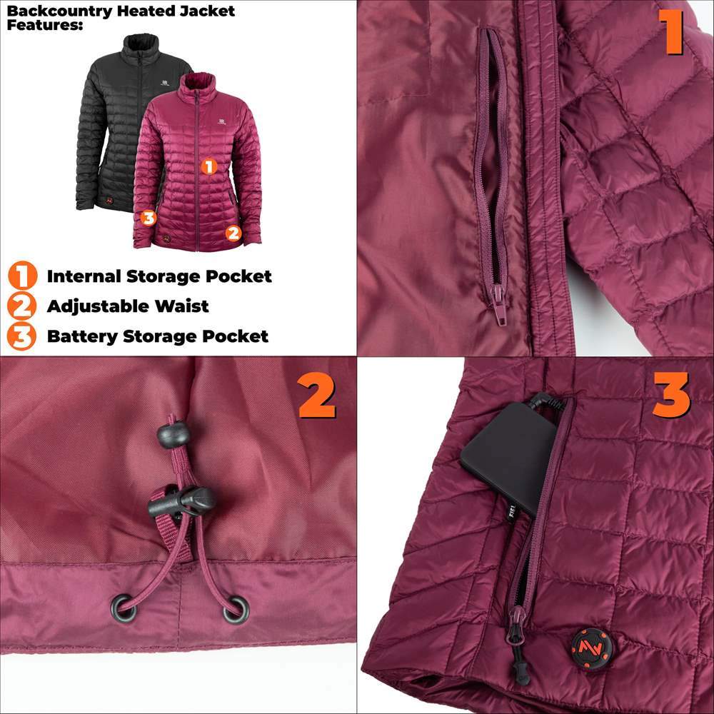 MOBILE WARMING MANTEAU CHAUFFANT BACKCOUNTRY POUR FEMME image 1