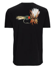 SIMMS T-SHIRT ROYAL WULFF FLY, BLACK image 0